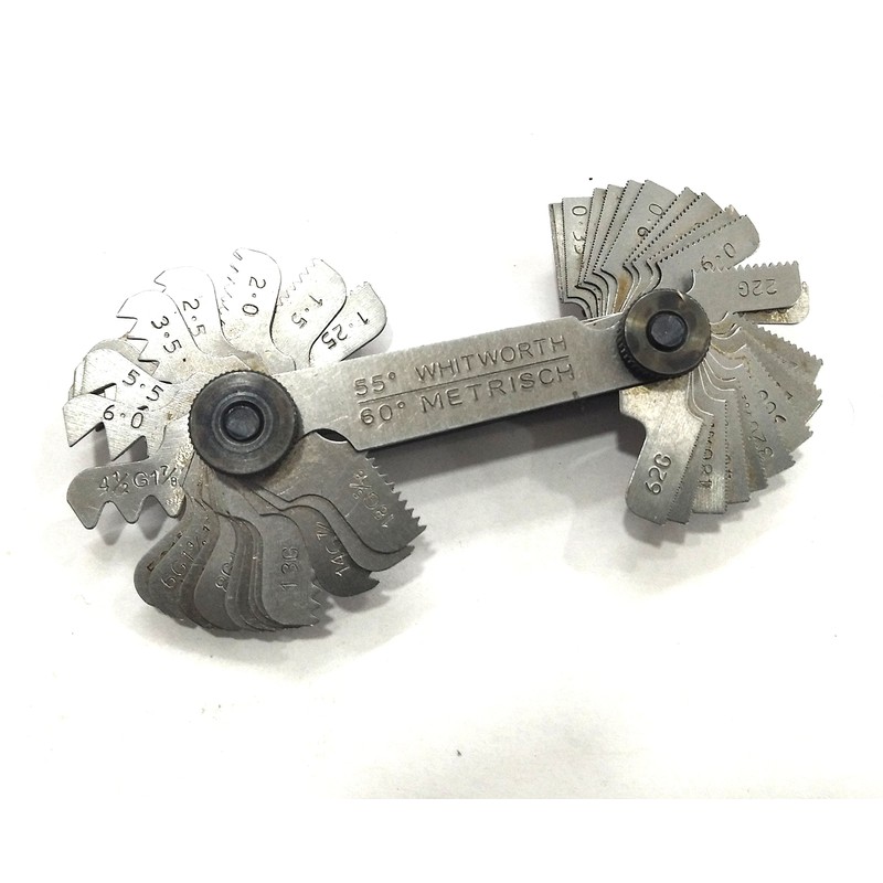BRITISH WHITWORTH BSW & METRIC SCREWS BOLTS PITCH MEASURE THREAD