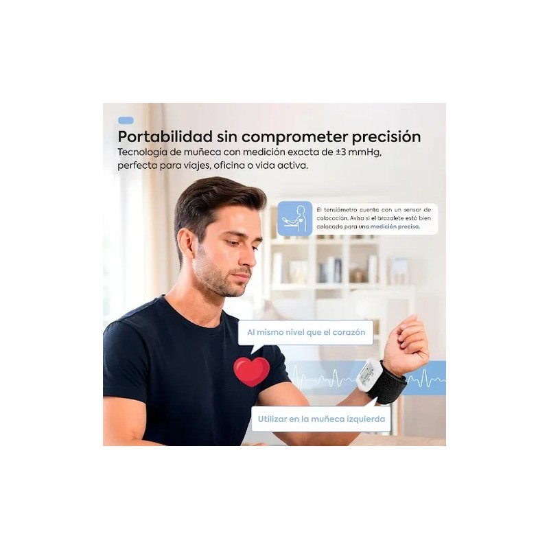 Tensiometro Digital Mueca Aparato Tomar Presion Arterial Medidor Automatico Femmto
