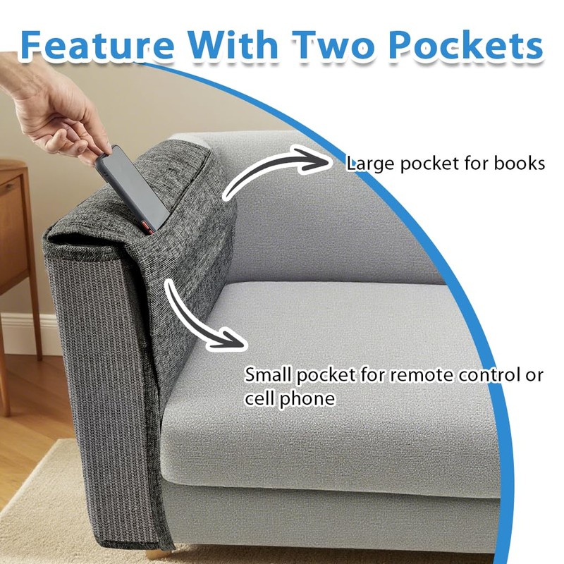 NATUYA Cat Scratch Furniture Couch Protector - Large Sisal Cat