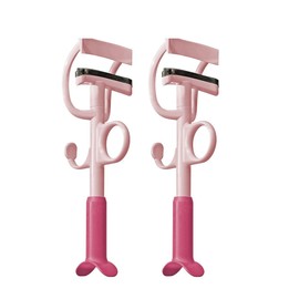 Terraneco nuevo juego de 2 rizadores de pestañas para terraneco, color rosa, 1 unidad, 138 mm de alto x 38 mm de ancho x 53 mm de peso y 16 g         