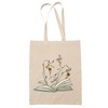 Faithful Prints Book Nerd Tote Bag | 100% Cotton Shopping