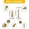 Jyphorixal 160 PCS Drywall Self Drilling Anchors with Screws Kit,80