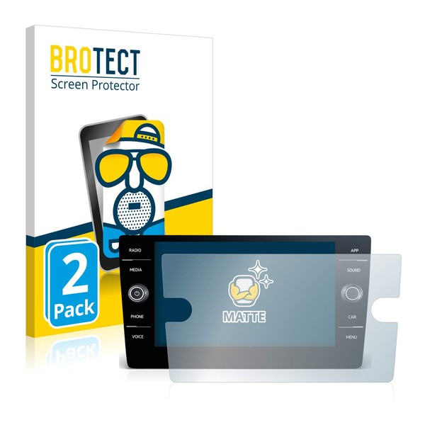 brotect Screen Protector Anti-Glare compatible with Volkswagen Passat 2017 Discover