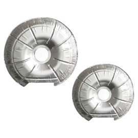 16 pcs - Electric Stovetop Aluminum Foil Burner Liners - 10 Small, 6 Large - Electric Stove Range Burner Protectors
