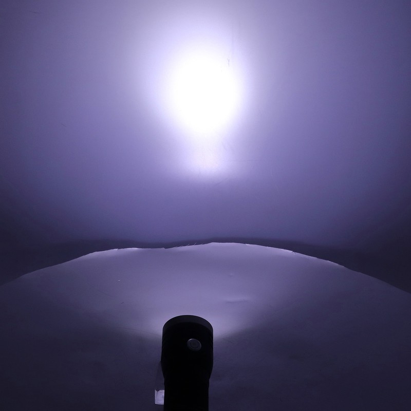 P50 Flashlight 3LED Long Range Flashlight 10000LM Stepless Dimming USB