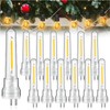 Rossesay 12 Pcs S14 Bulbs for Outdoor String Lights 1.5