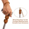 YLZZMDQSZ Adjustable Cane Strap for Wrist - Secure Leather Wrist