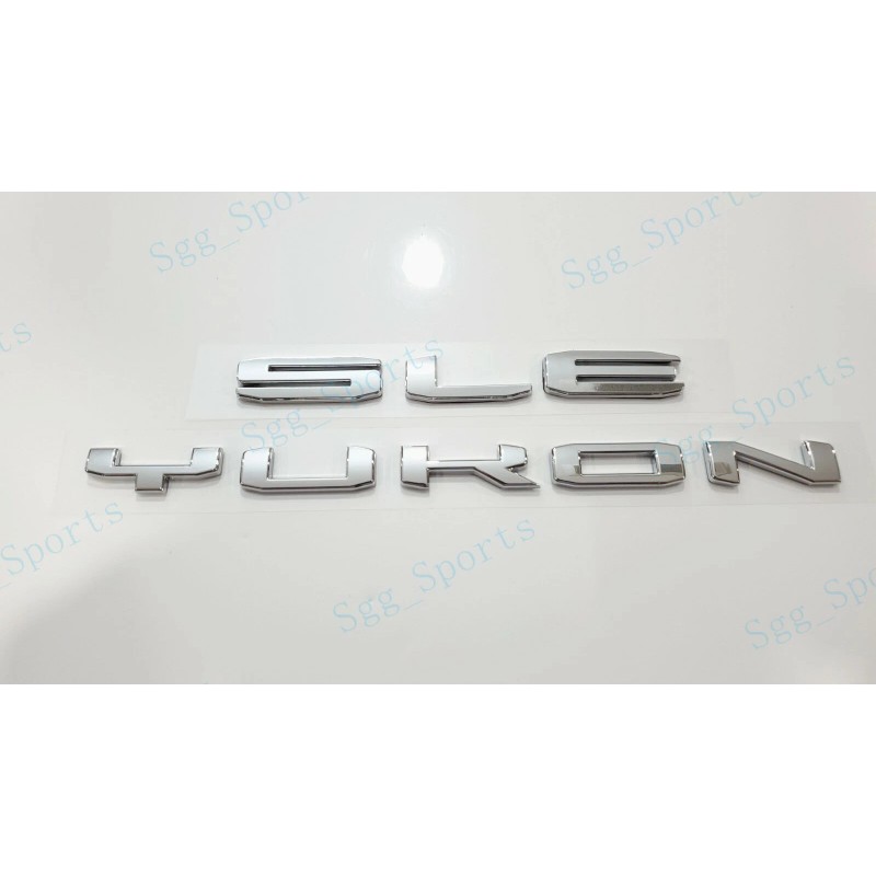 GMC 2PCS GMC 2021-2023 Yukon Yukon XL Rear Tailgate Chrome
