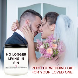 Wedding Gifts for Newlyweds, Happy Engagement Gifts for Couples Newly Engaged, Couples Present, Funny Bride and Groom Gift, Wedding Candles