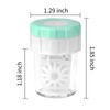 Lamoutor 8Pcs Manually Contact Lens Washer Cleaner Plastic Lens Cleaner