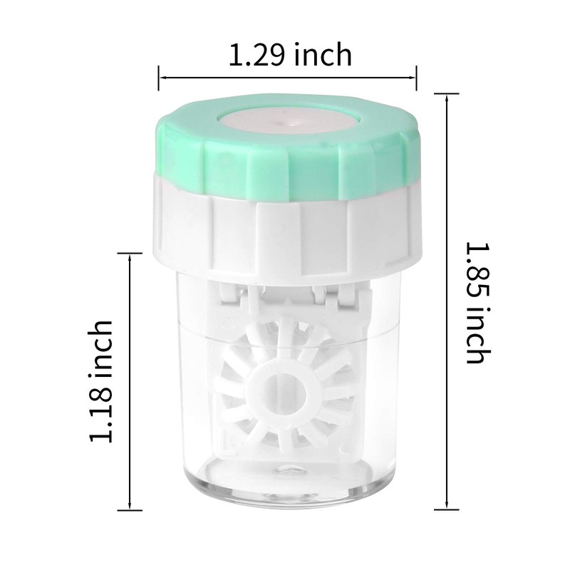 Lamoutor 8Pcs Manually Contact Lens Washer Cleaner Plastic Lens Cleaner