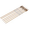 Gold Tip Traditional Arrows with 4-Inch Feathers (Pack of 6),