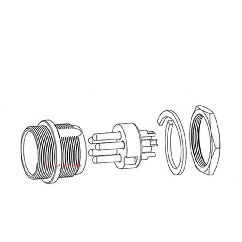 Aviation Connector 3 Pin, Ltsstoreuk 20Pcs GX12 GX12-3 3P 12MM