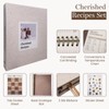 Caliconi Blank Recipe Notebook With Linen Hardcover - The Perfect