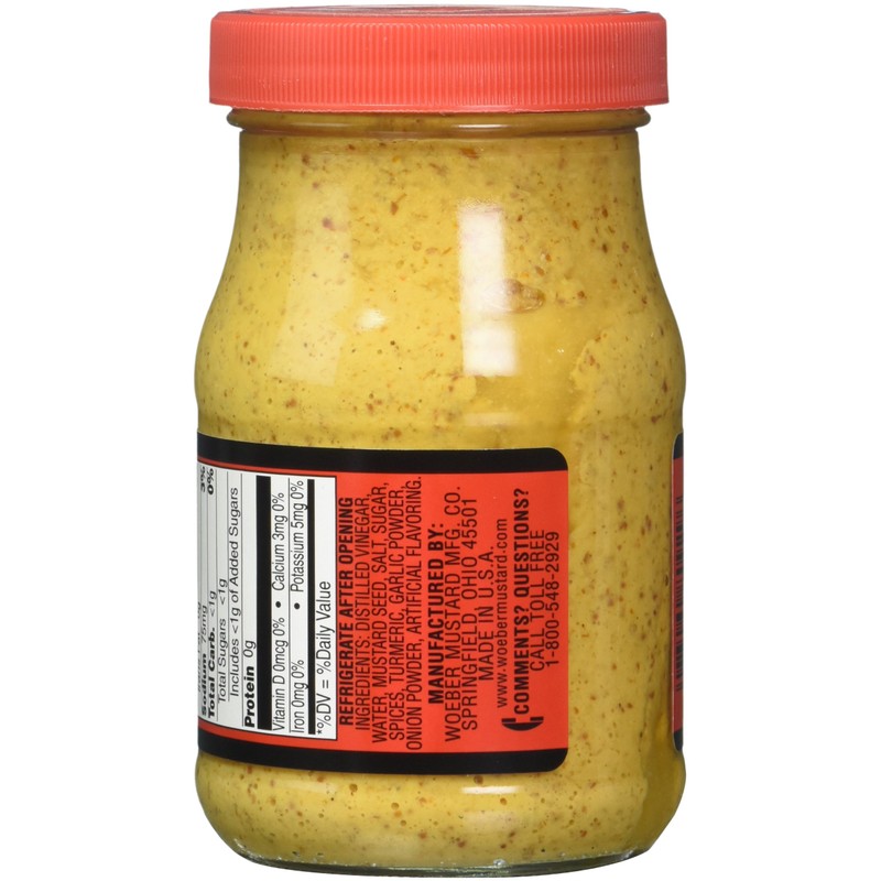 Mr. Mustard Mustard Hot, 7.5 Ounce (Pack of 1)