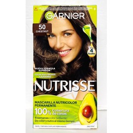 Garnier 2 Pc Garnier Hair dye Nutrisse shade 50, Medium Natural Brown Truffle Hair Color