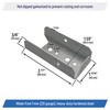 Galvanized 2x4 Fence Bracket Connector for Wood Post, Deck Railing