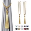 Pretty Jolly 2 Pack Long Tassel Curtain Tiebacks Handmade Braided