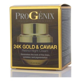 Progenix Retinol Crema De Noche Con Ácido Hialurónico, Oro D