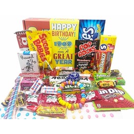 RETRO CANDY YUM ~ 1969 56th Birthday Gift Box Nostalgic Candy Assortment from Childhood for 56 Year Old Man or Woman Born 1969 Jr