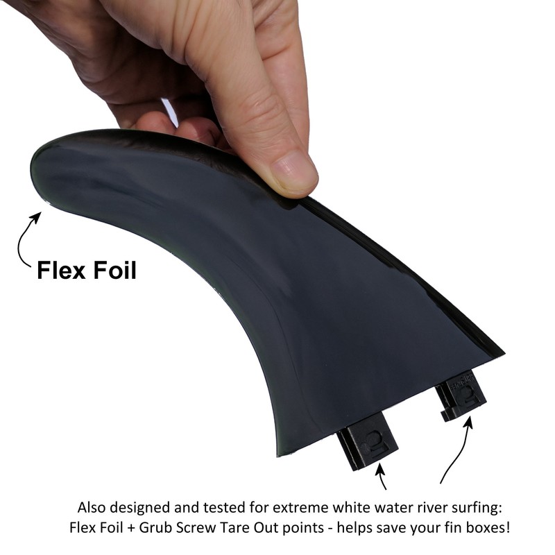 4.5" 115mm Flexy Quad Fin Stabilizer for Shortboard Longboard SUP,