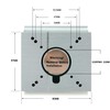 Tesfish Aluminium Heatsink Cooling Fan + 44 mm Lens 60