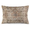 Mamibola Silk Esfahan Persian Carpet Print 28 Throw Pillow Cover