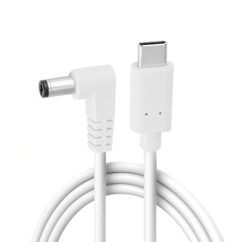 9V Charger for Toniebox 1m, C to DC 5.5 x 2.1 mm Right Angle Charging Cable, for Laptop Speaker Mini Fan, on DC Charging Cable Accessories 5V to 9V Fast Charging Cable, Travel Charger Cable