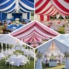 PartyVillage 20ftx40ft White Ceiling Curtain for Wedding Parties – 4