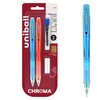 uniball Chroma Mechanical Pencil Starter Kit, 0.7mm, HB #2, Assorted