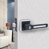 BAOLONG Square Modern Door Handle and Lockset with Same Key,