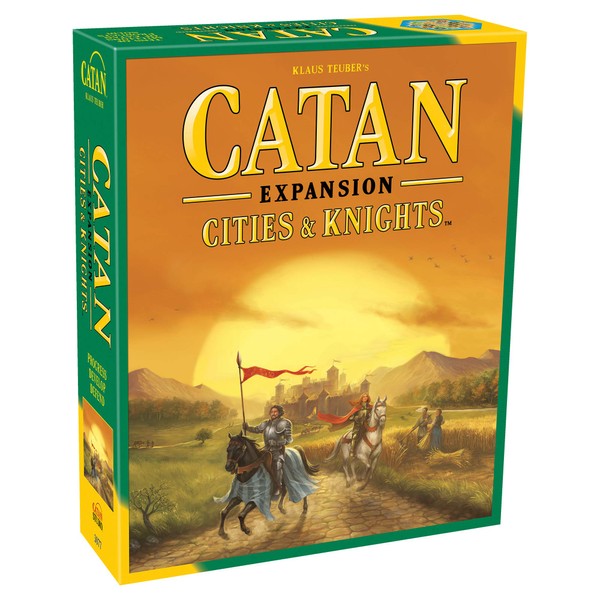 CATAN Cities & Knights Board Game EXPANSION | Strategy Adventure Family for Adults and Kids Ages 12+ 3-4 Players Average Playtime 90 Minutes Made by Studio For 3 to 4 Players
