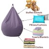 ChenLee Stuffed Animal Storage Bean Bag Cover (No Filler) Extra