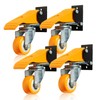 POWERTEC 2-1/2" Workbench Caster Kit – Set of 4 Retractable