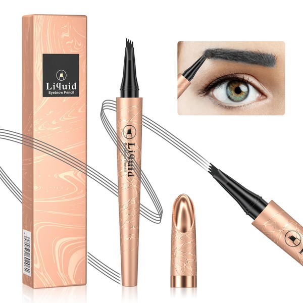 Eyebrow Pen - Upgraded 3D Liquid Eye Brow Microblading Pencil