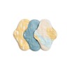 Vimse Washable Sanitary Pads Blue Sprinkle Pack of 3 (Regular)