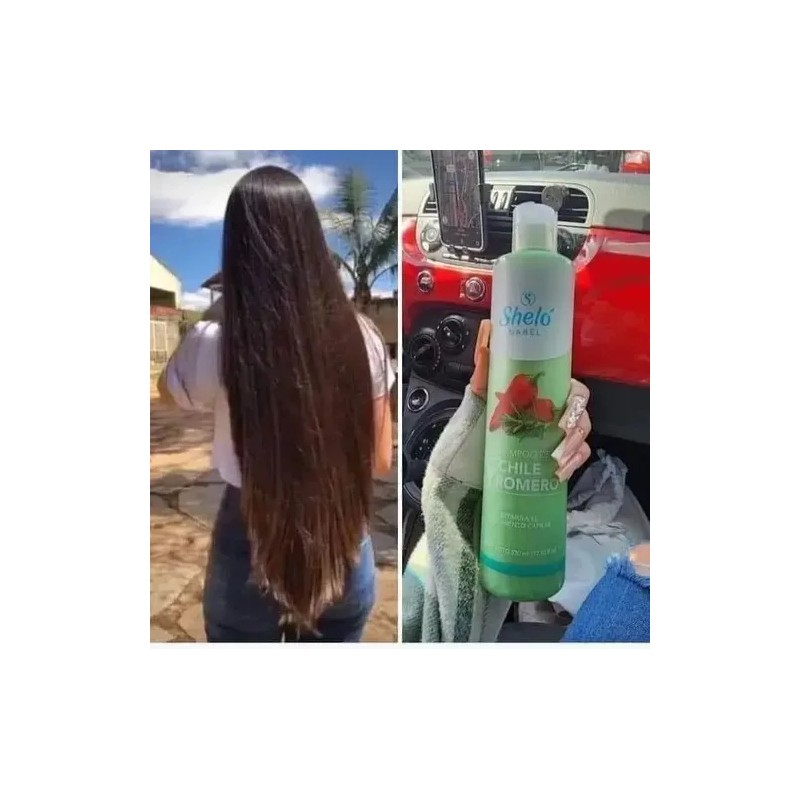 3 Shampoo Chile Romero Anti Caída Crecimiento Regalo
