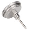 1/2" NPT Stainless Steel Pot Thermometer Metal Dial Thermometer for