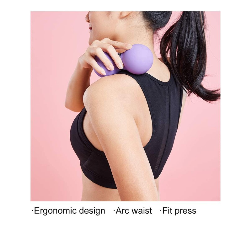 FITZELAR Double Lacrosse Massage Ball for Myofascial Release, SGS Certified