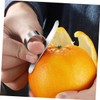 LIFKOME 1Set Stainless Steel Citrus Peelers Ergonomic Orange Peeler Tools