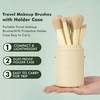 Vynestra Makeup Brushes Buttery Blends 12 Travel Face& Eye Makeup