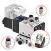 Heschen Pneumatic Solenoid Valve 4V210-08 PT1/4 12V DC 5-Way 2