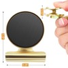 Artcut 8 Pack Gold Magnetic Clips - Strong Fridge &