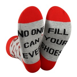 G2TUP Retirement Socks Coworker Retirement Gift No One Can Ever Fill Your Shoes Retirement Merch