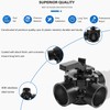 Bzsunway 3-Port 2" Diverter Valve with PVC Pipe Compatible with
