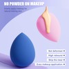 DmDoyy Pack of 5 make-up sponge, powder puff, washable sponge,