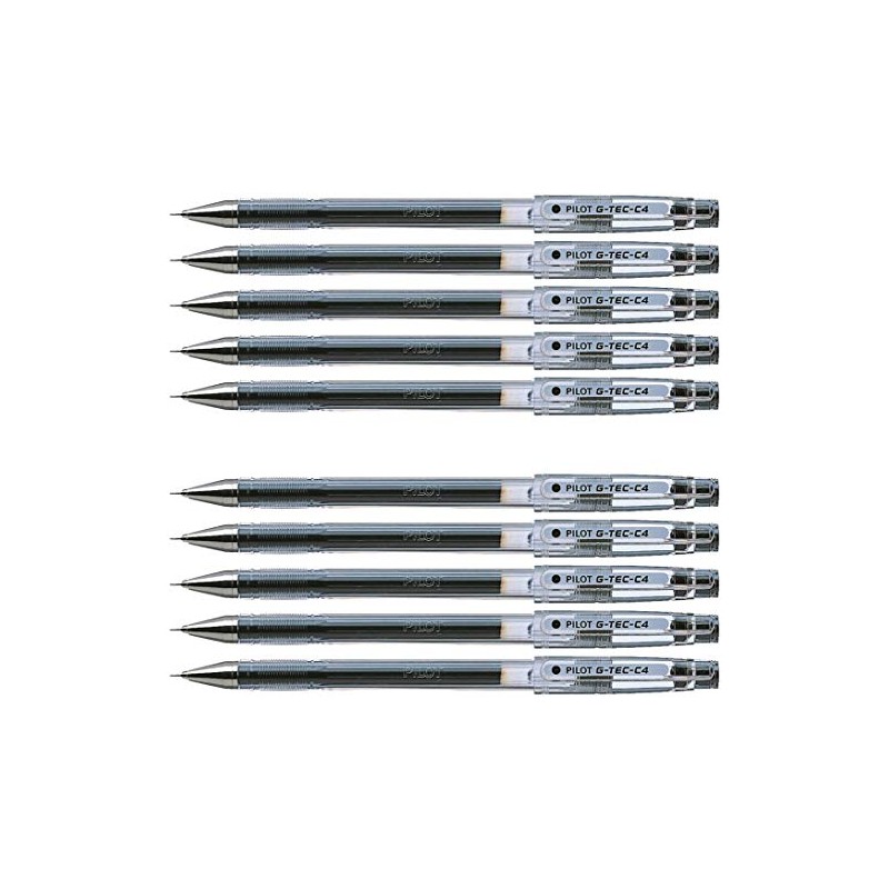 Pilot G-Tec C4 Gel Rollerball Pen 0.4 mm (Pack of