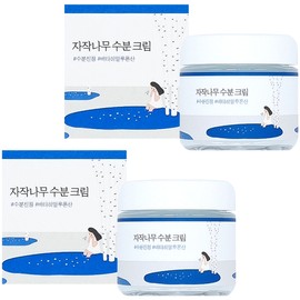 Round Lab Birch Moisture Cream 80ml x 2 Subuji Hyaluronic Acid Cream / 라운드랩 자작나무 수분 크림 80ml x 2개 수부지 히알루론산크림