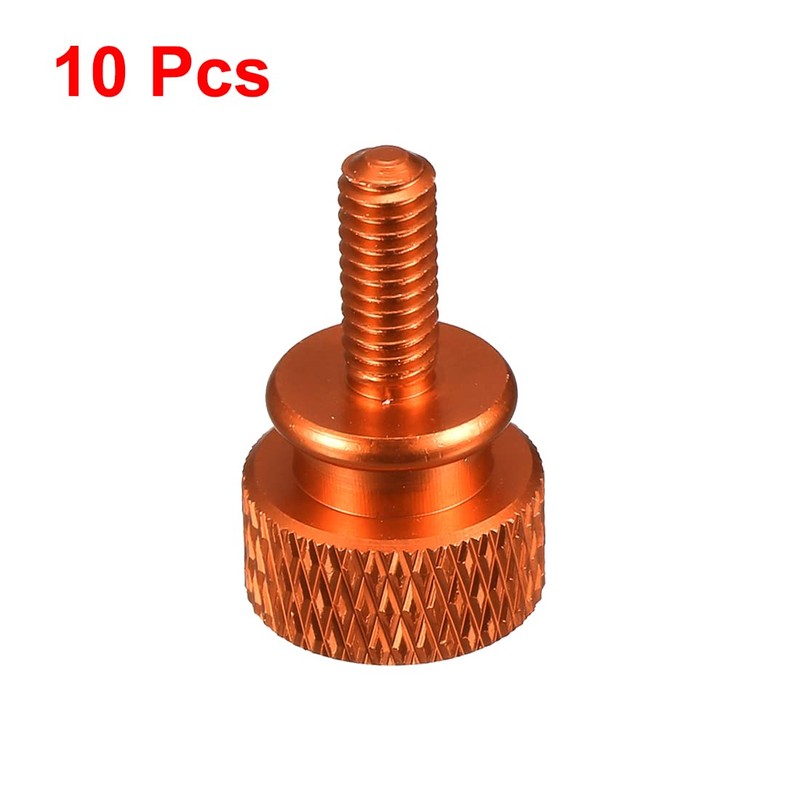 uxcell Computer PC Case M4x10mm Shoulder Type Knurled Thumb Screw