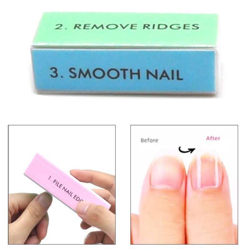 5 Pcs Nail Buffer Blocks 4 Way Nail Buffer Manicure